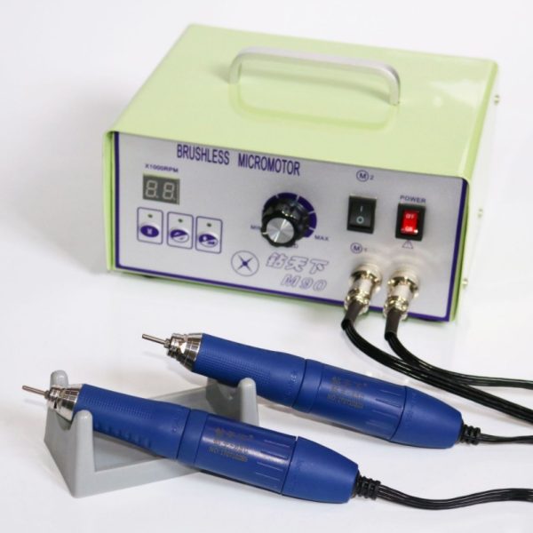 Micromotor fără perii de 90.000 RPM, piesă de mână dublă