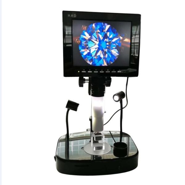 Microscop diamant colorat